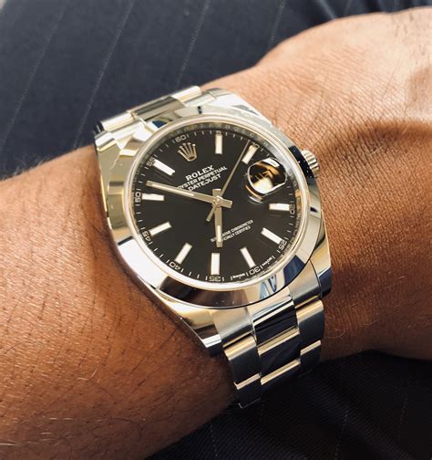 rolex datejust 41 black roman|Rolex Datejust 41 retail price.